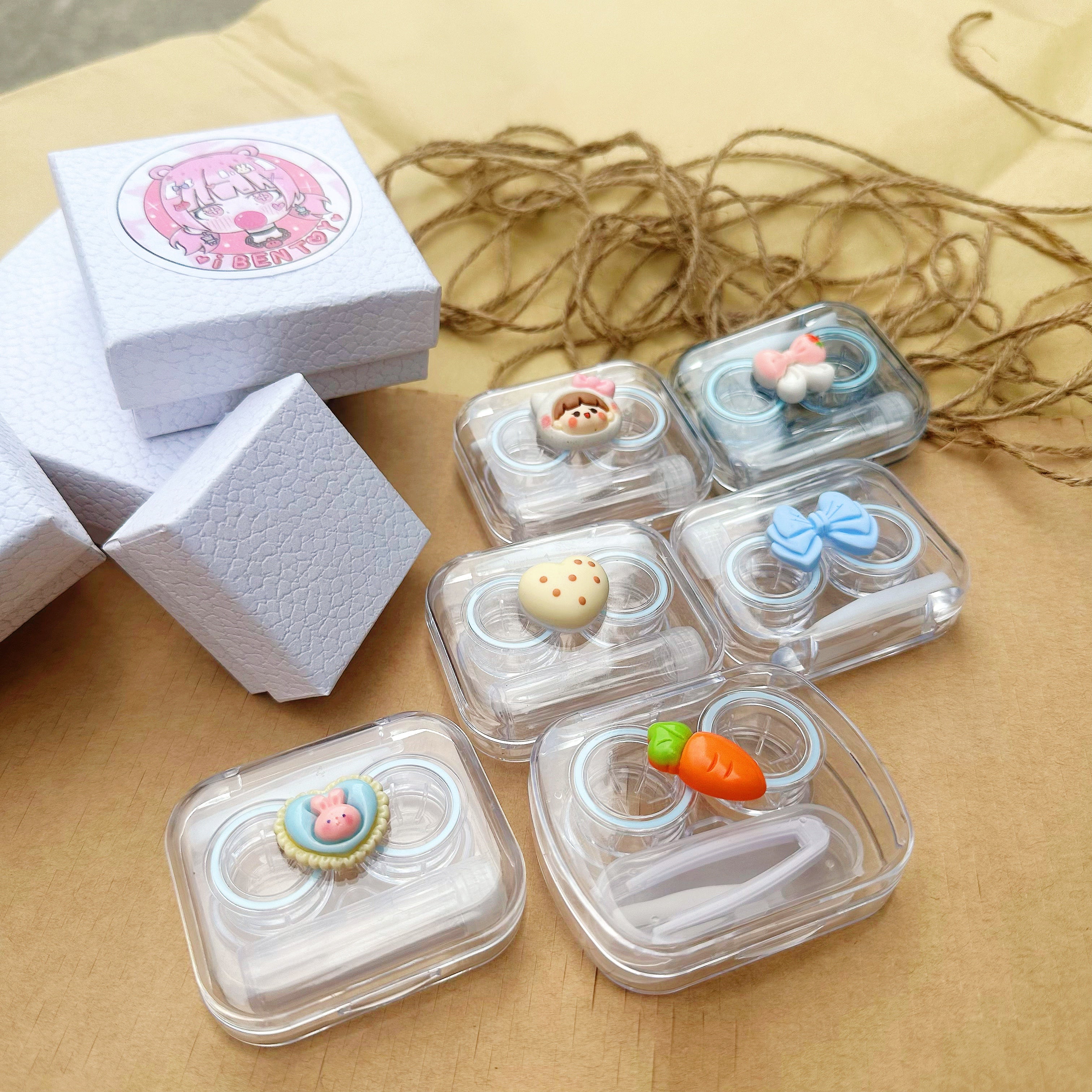 Kawaii Cartoon 3D Doll Contact Lens Case