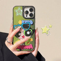 Cartoon Girl Laser Phone Case