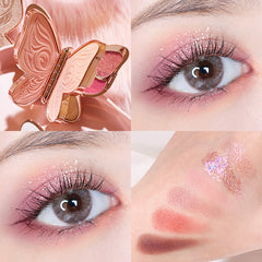 Butterfly Plate Design 6 color Eyeshadow