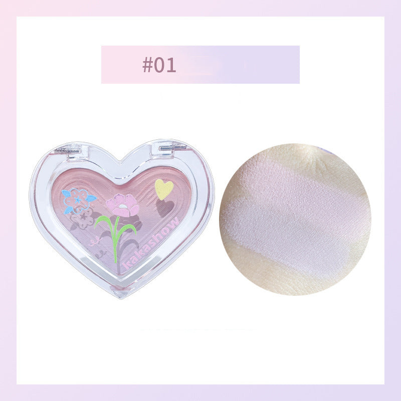 Heart Powder Mist Two-color Gradient Blush