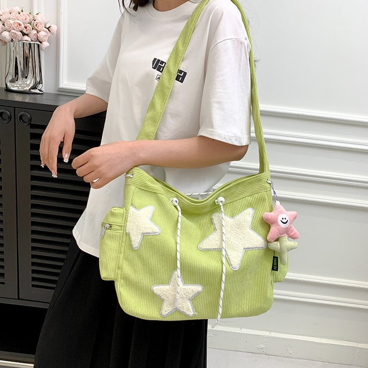 Cute Girly Pentagram Tote Bag