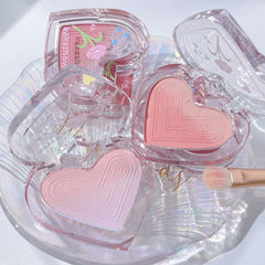 Heart Powder Mist Two-color Gradient Blush