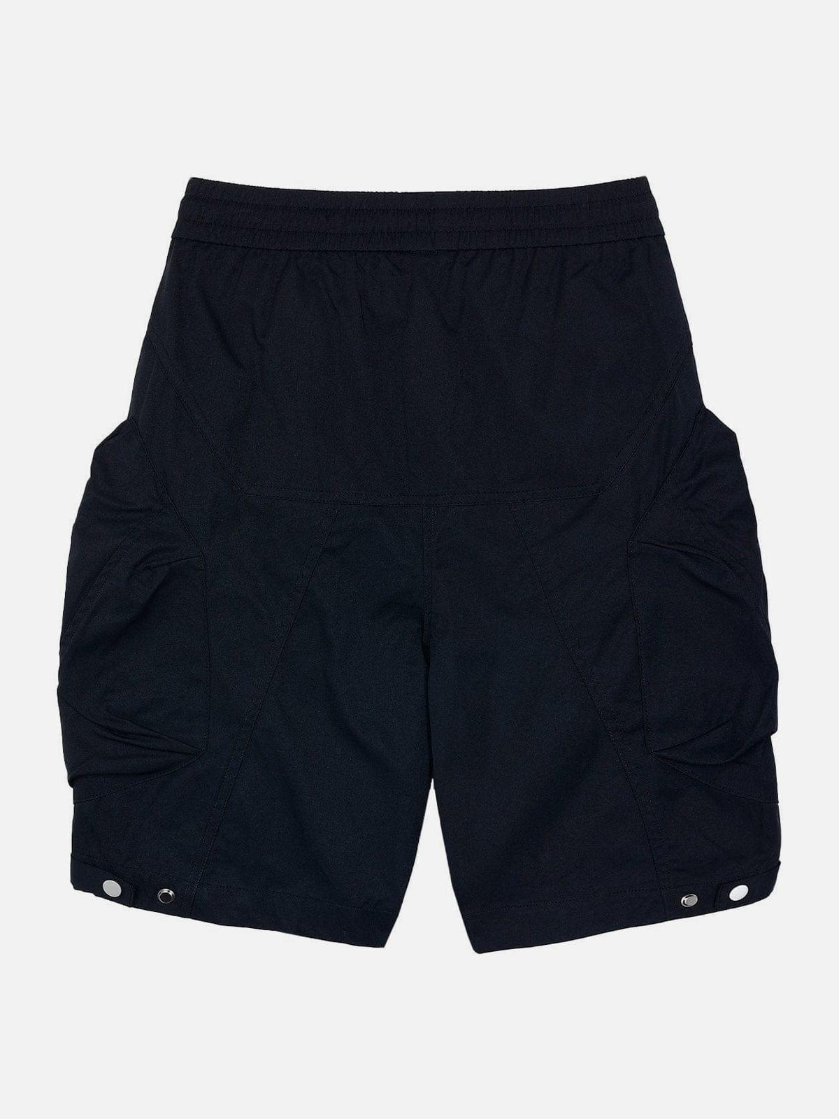 Multi Pockets Ribbon Shorts