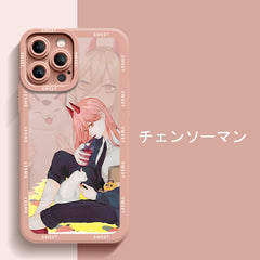 Chainsaw Man Power Pink iPhone Case