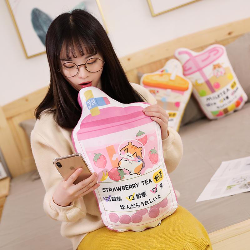 Harajuku Milk Tea Plush Pillow