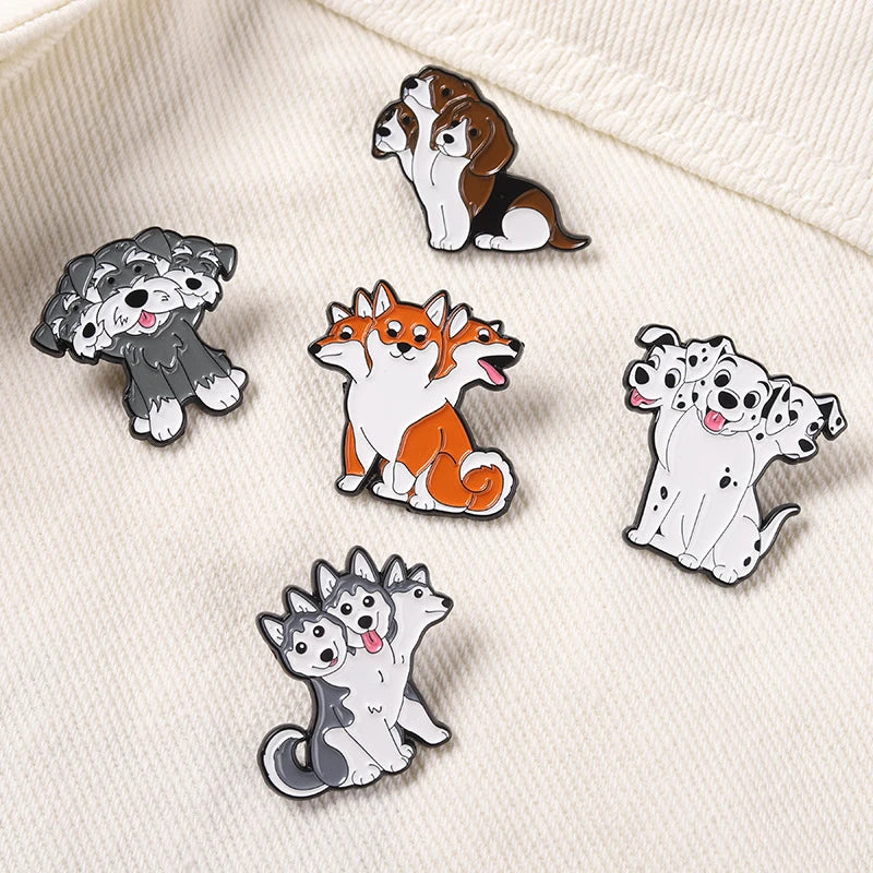 Animal Fox Dog Pins