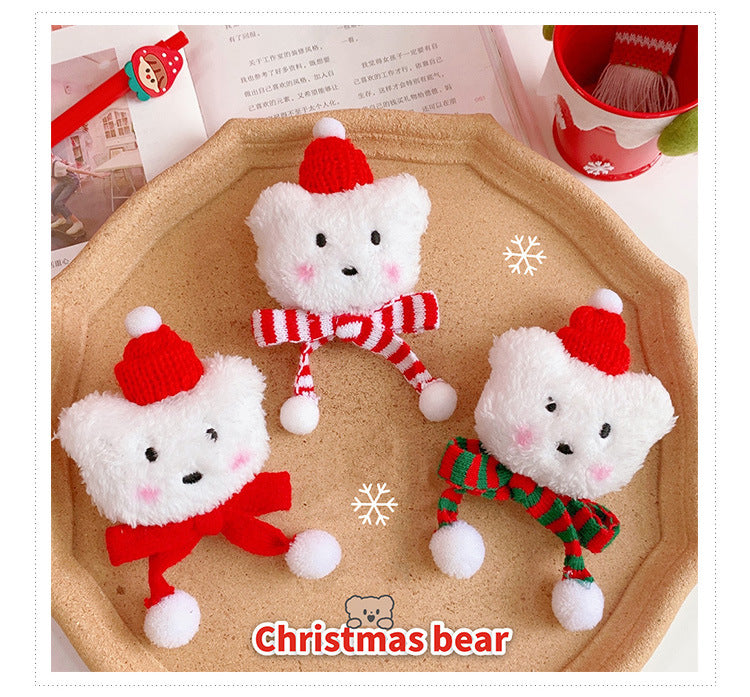 Kawaii Christmas Bear Pins