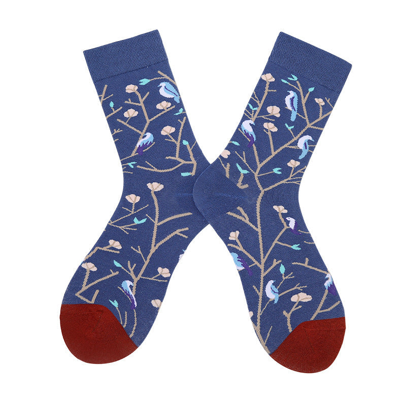 Abstract Art Style Oil Painting Socks