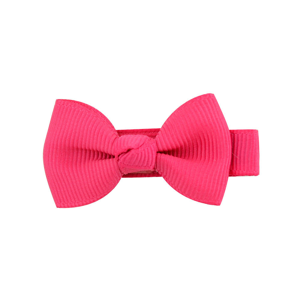 1 Pcs Small Hair Clips Ribbon Covered Clip