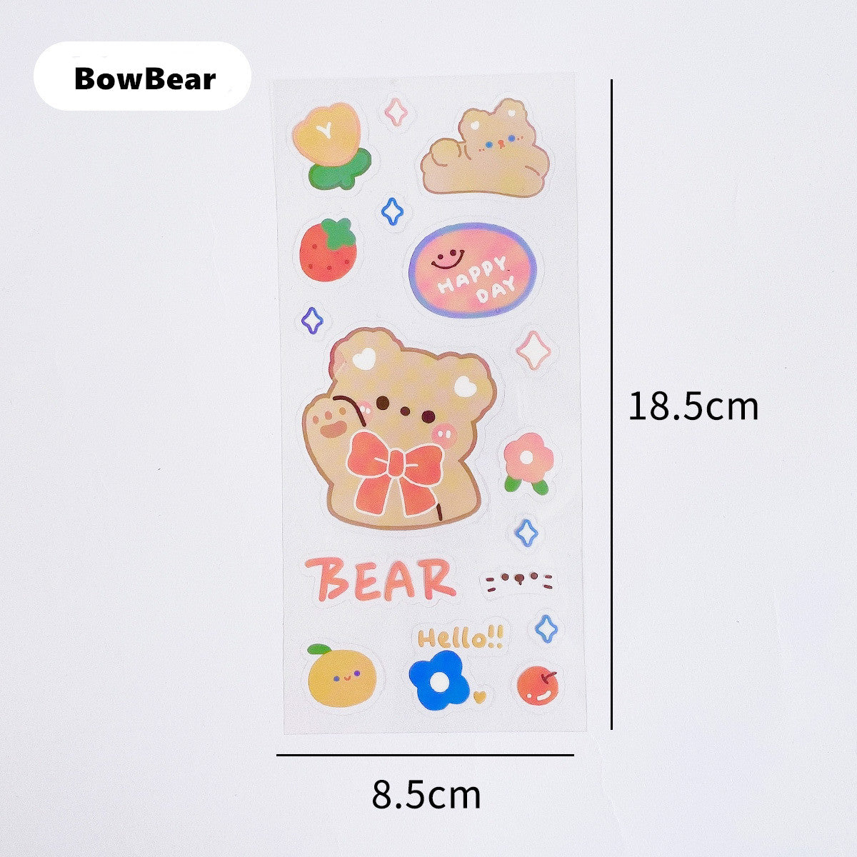 Cute Transparent PVC Sticker