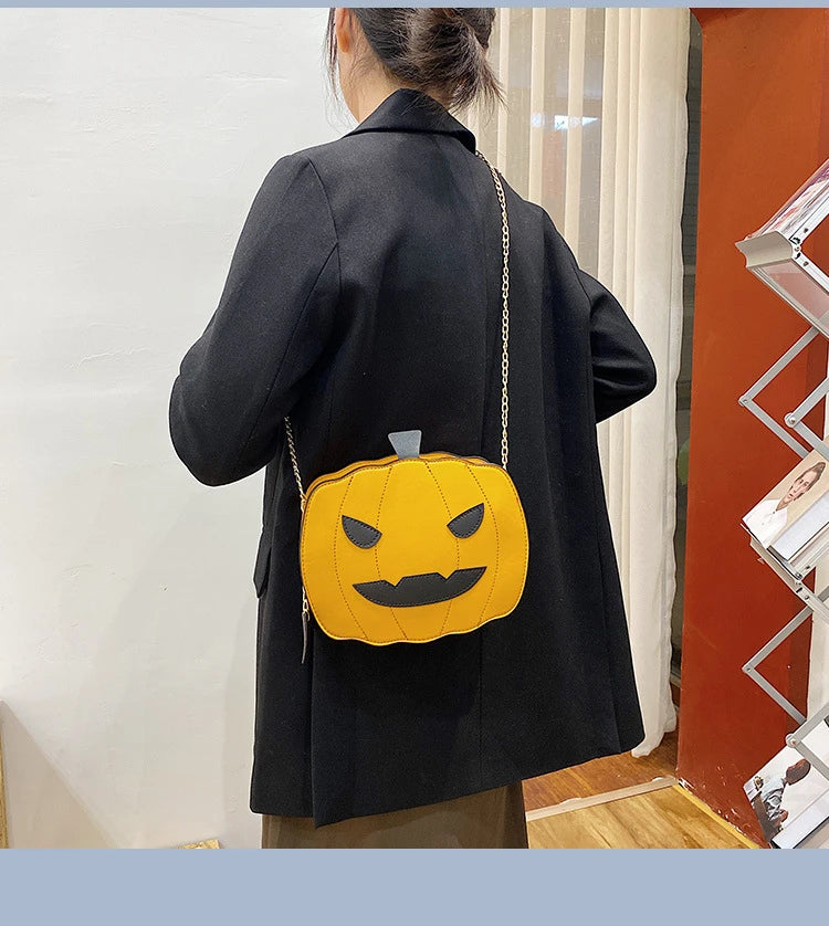 Spoof Pumpkin Shoulder Bag