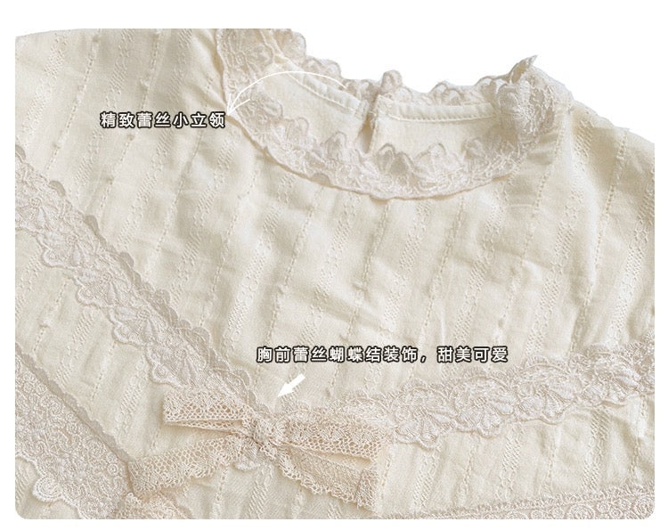 Clarissa Lace Embroidered Cottage Fairy Dress