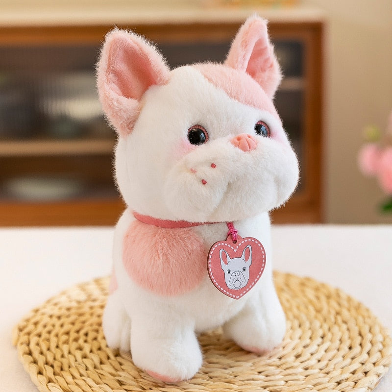 25cm Cute Imitation Puppy Plush Toys / Labrador Dolls / Bulldog Dolls / Children's Birthday Gifts / Home Decoration Ornaments