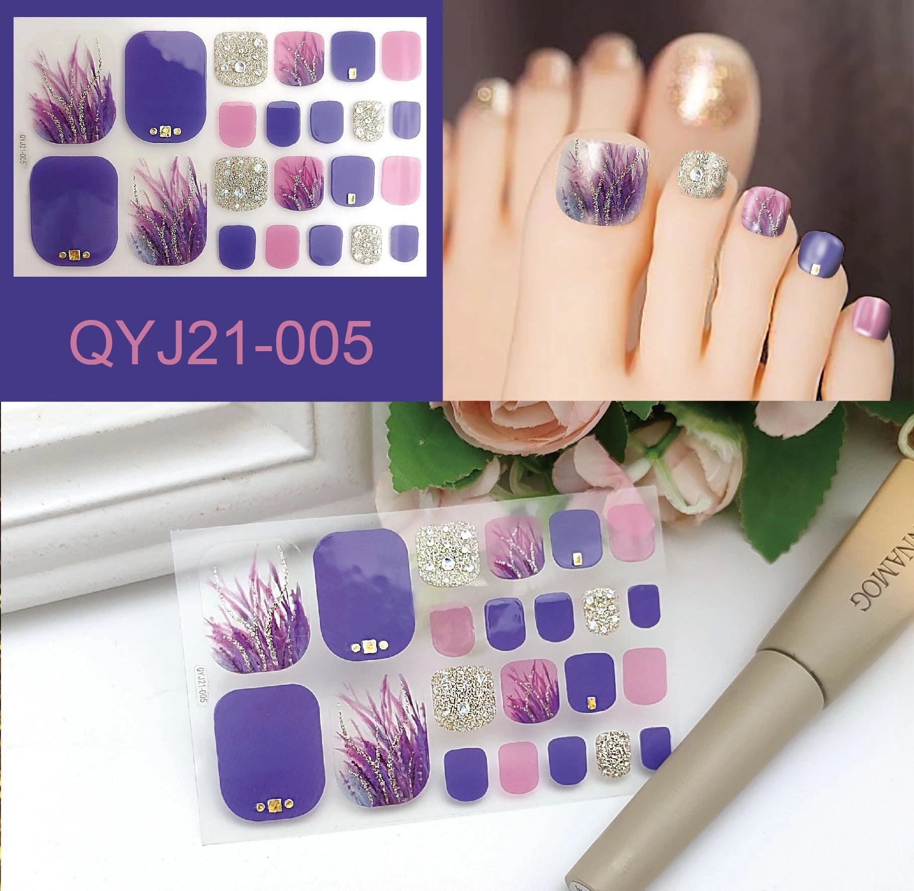 Summer Waterproof Nail Sticker