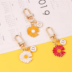 Kawaii Daisy Flower Keychain