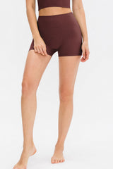Slim Fit Wide Waistband Shorts