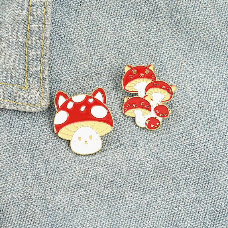 Cute Mushrooms Pins