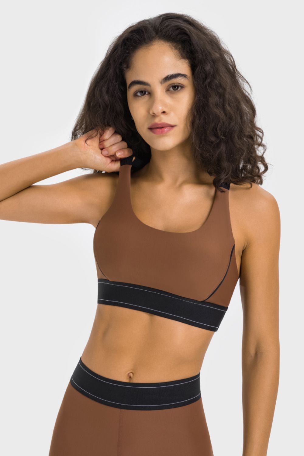 No Underwire Cropped Active Bra