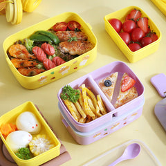 Creative Double Compartment Lunch Box