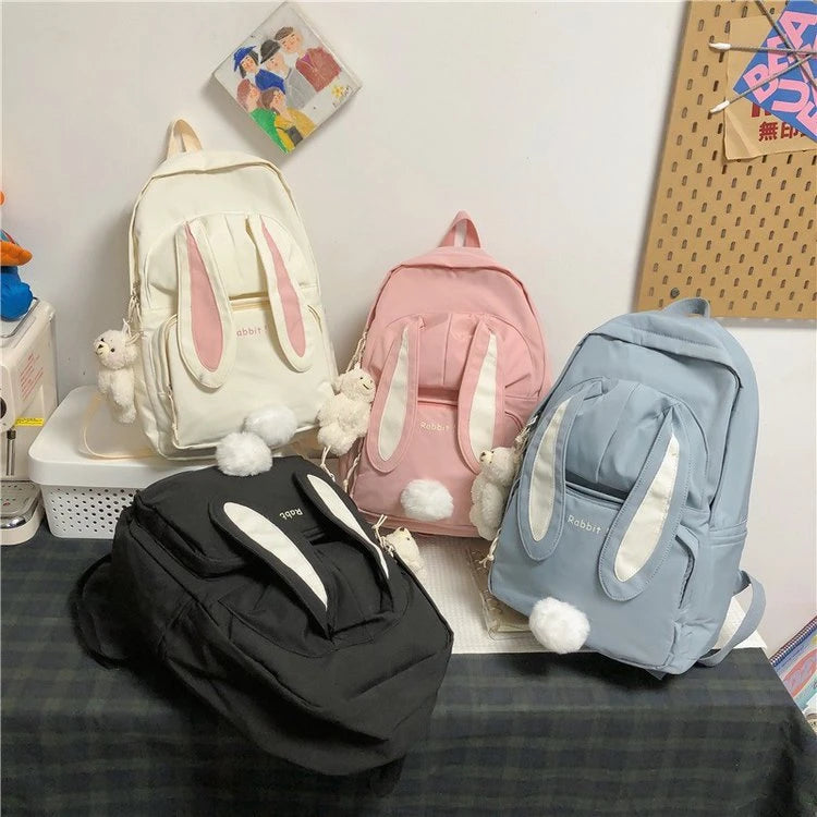 Funny Character Bunny Ears Backpack