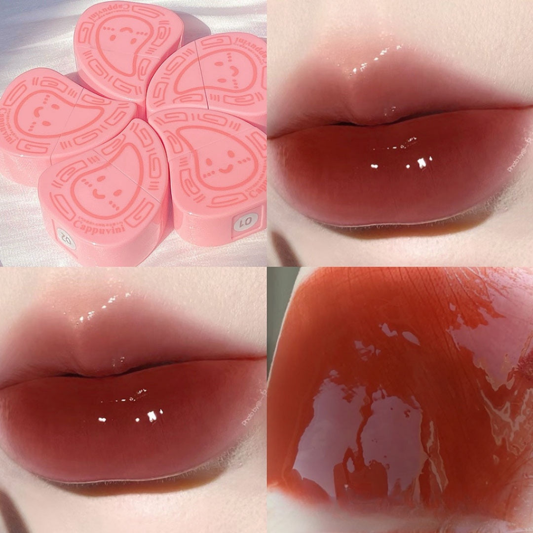 Cappuvini Red Peach Kueh Lip Gloss