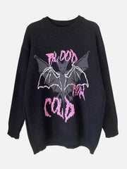 Bat Pattern Sweater