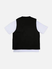 Vintage Multi Pockets Button Vest
