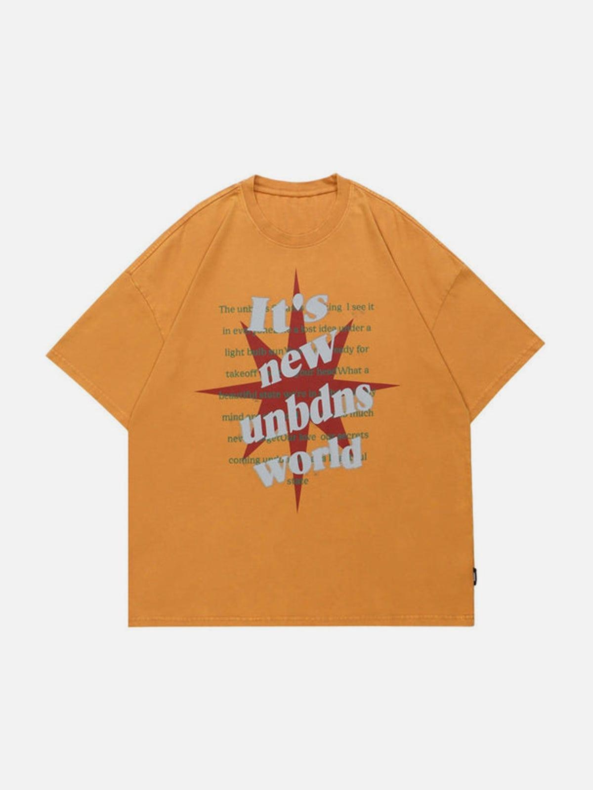 Bombing Letters Washed Graphic Tee