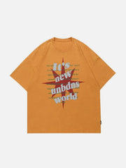 Bombing Letters Washed Graphic Tee