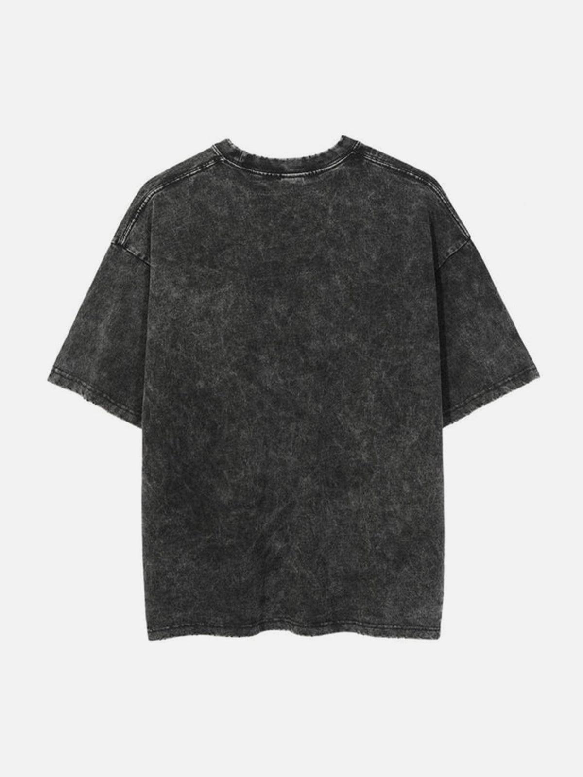 Vintage Brave Earth Cotton Washed Graphic Tee