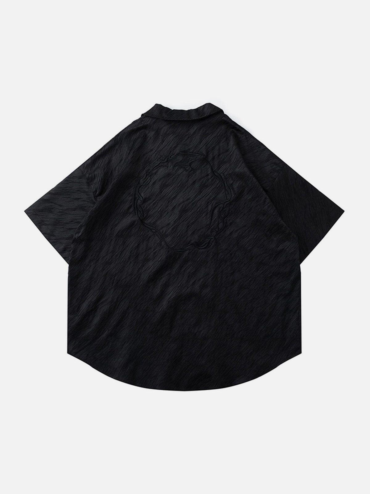 Textured Short Sleeve Shirt