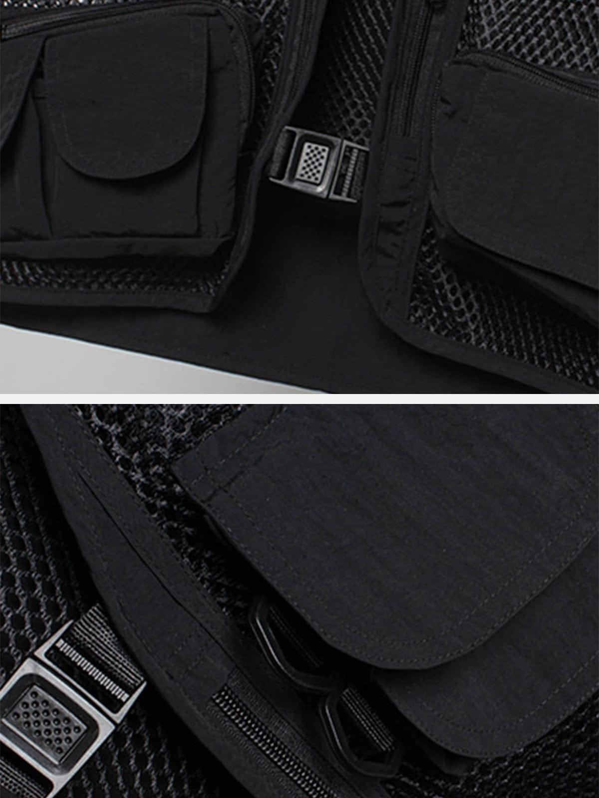 Ninja Combat Multi-pocket Mesh Vest