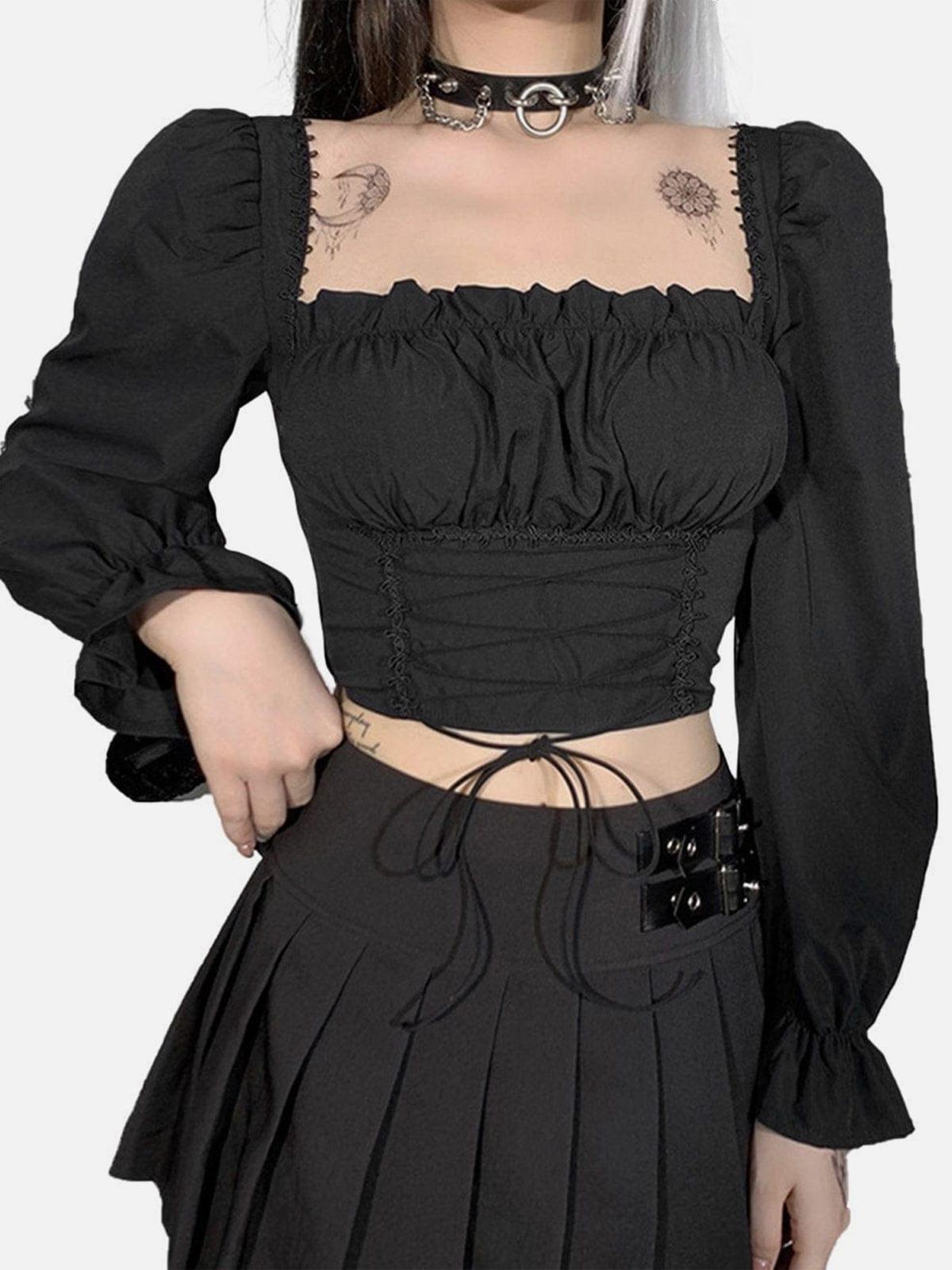 Tie Rope Trumpet Long Sleeve T Shirt