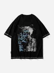 Splash Ink Letters Graphic Tee