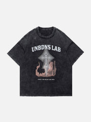 Cross Flame Washed Graphic Tee
