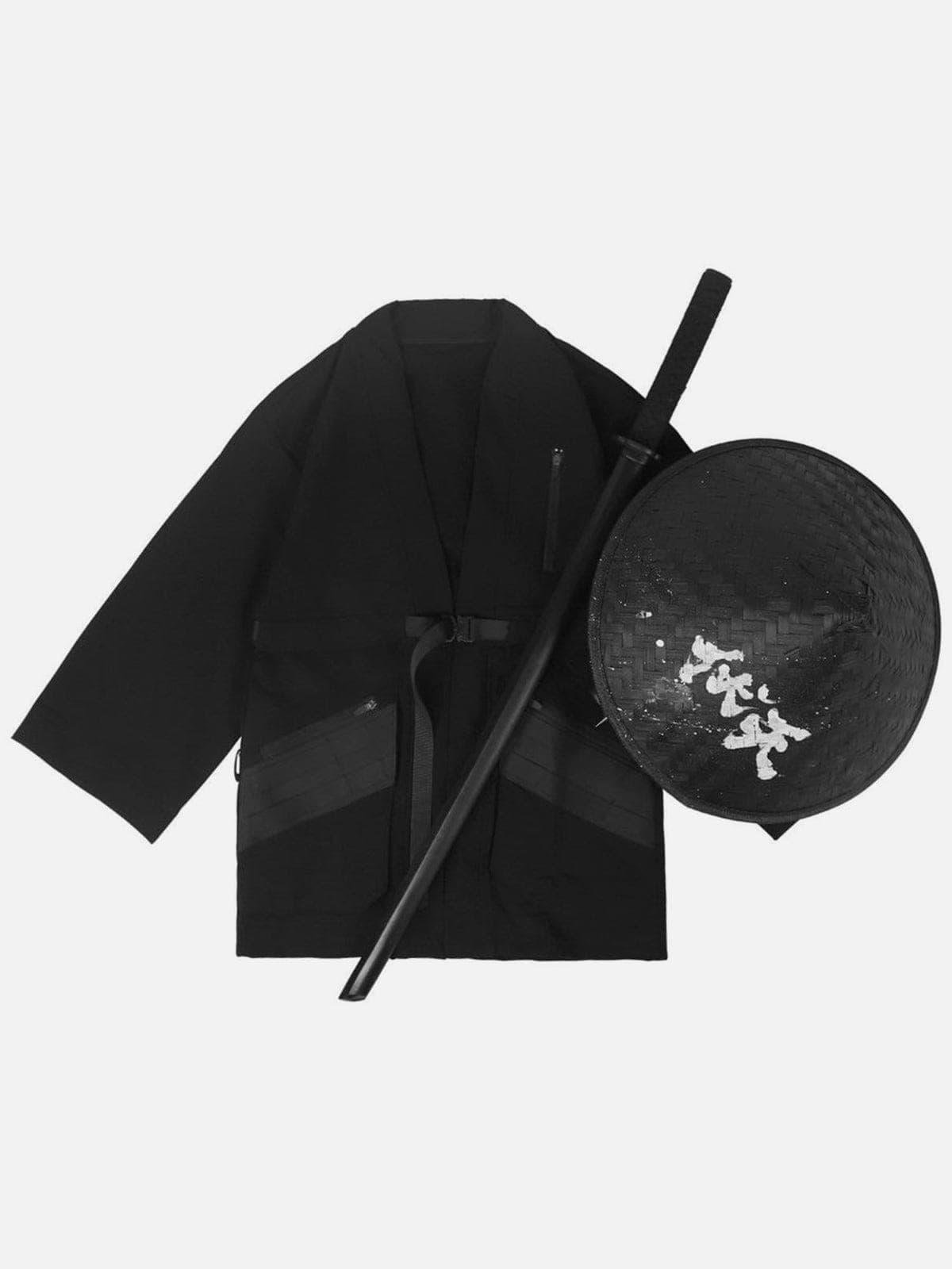 Cyberpunk Dark Ninja Cardigan Jacket