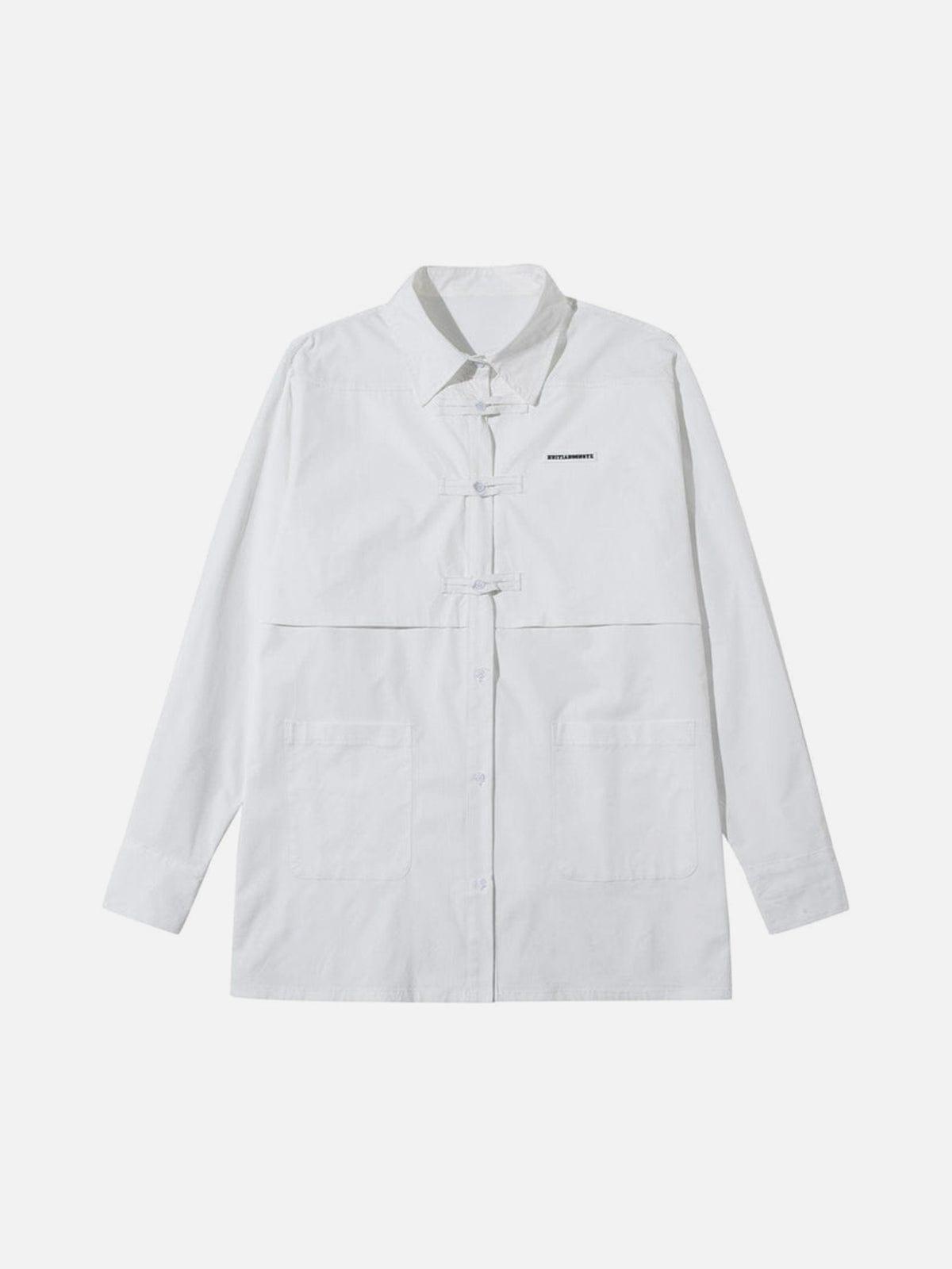 Solid Color Labelling Shirt