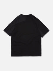 Functional Zipper Patchwork Tee
