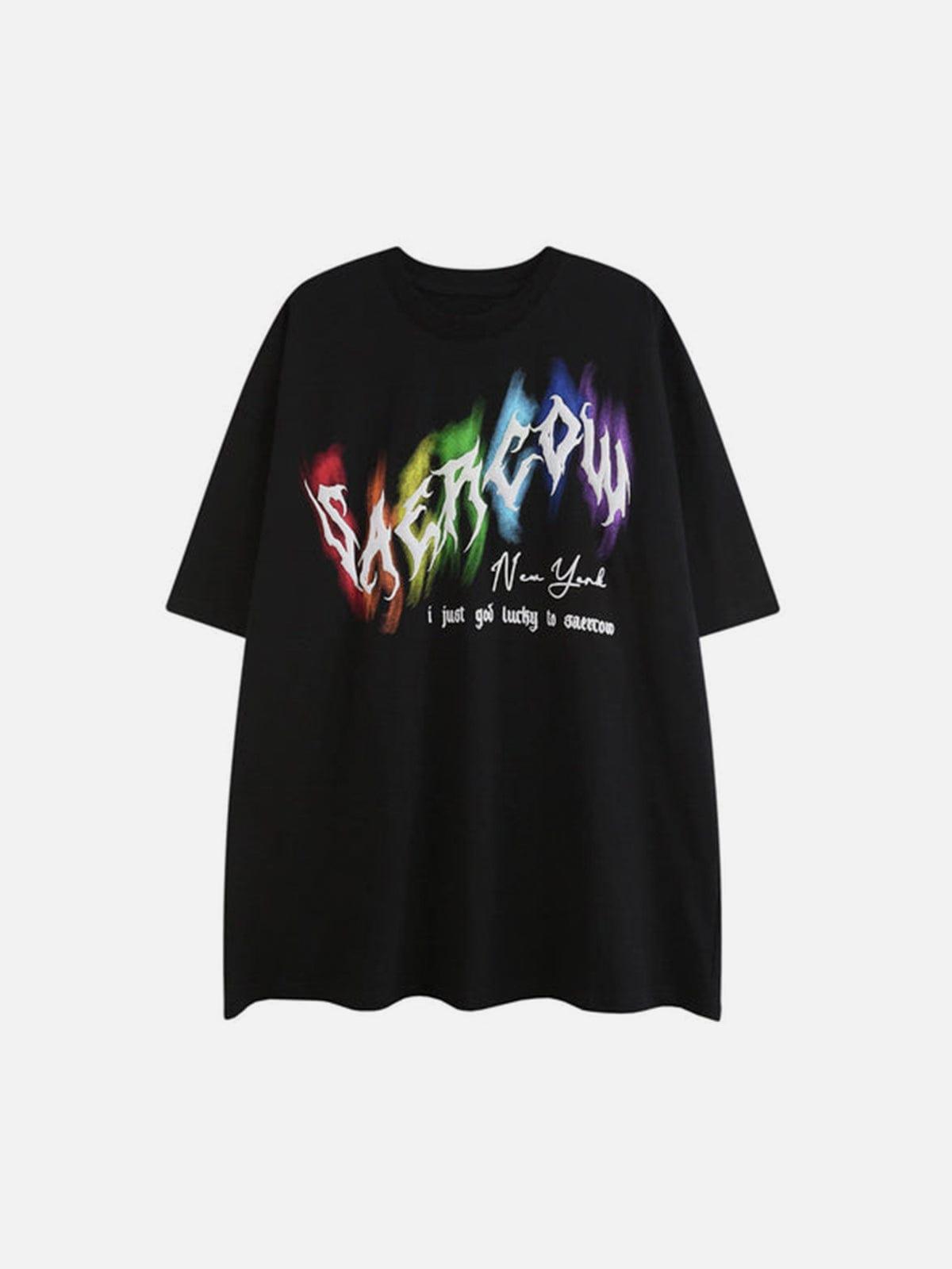Rainbow Letters Graphic Tee