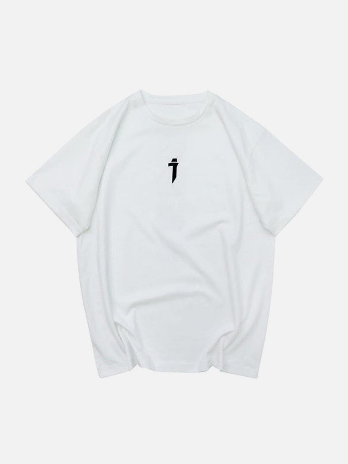 Cyberpunk Devil Embroidery Tee