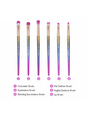 6Pcs Professional Eye Makeup Brushes Sets