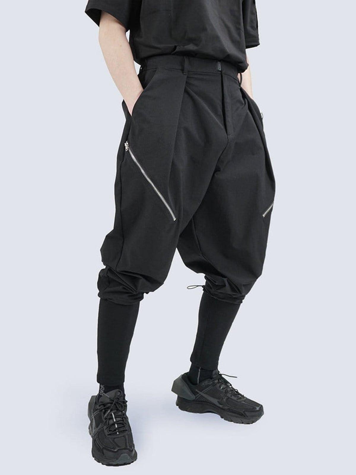 Fake Two Piece Drawstring Pants