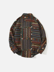 "Wavy Line" Long Sleeve Shirt