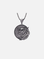 Witcher Wolf Head Necklace