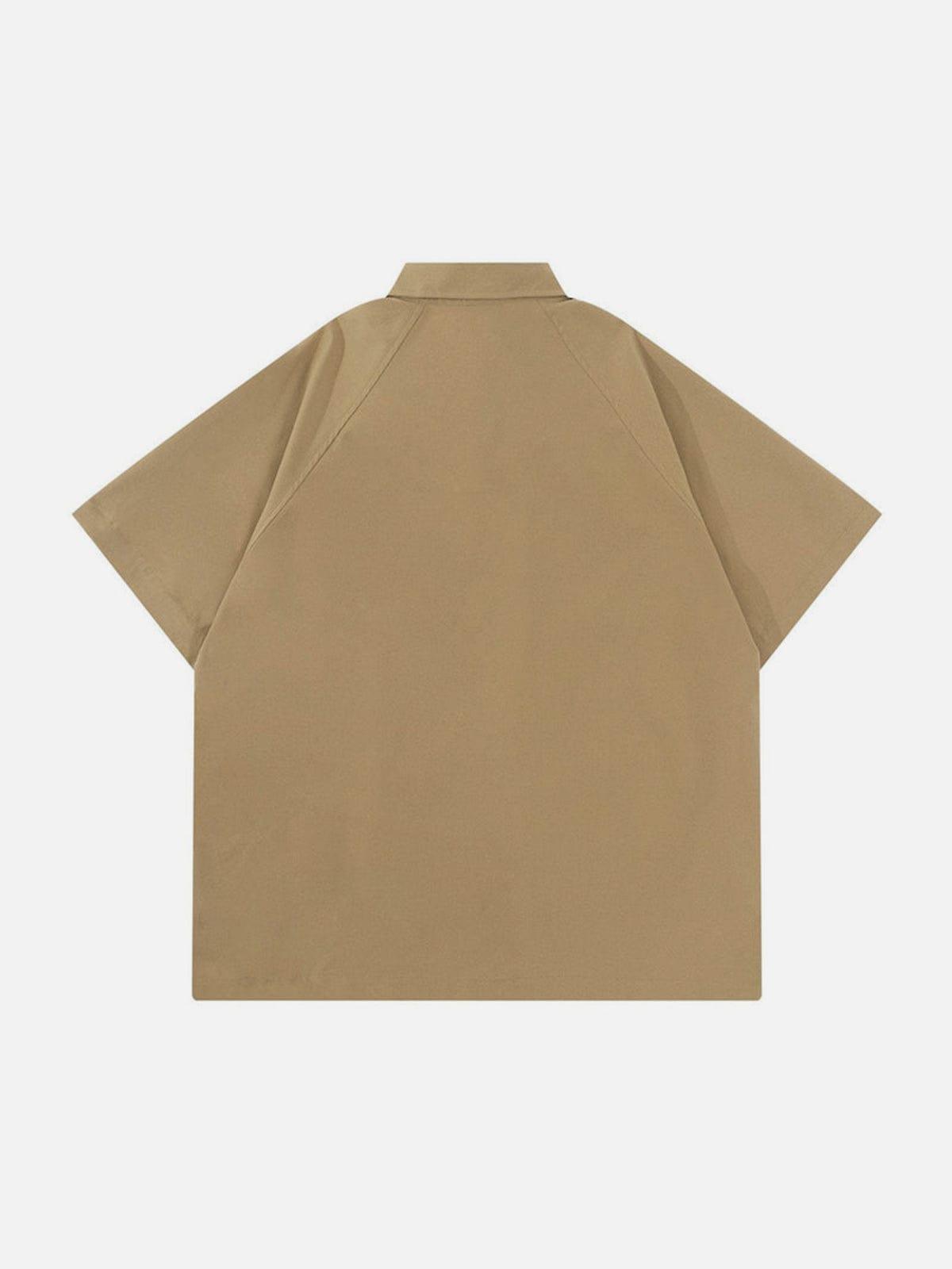 Big Pocket Zipper Shirt