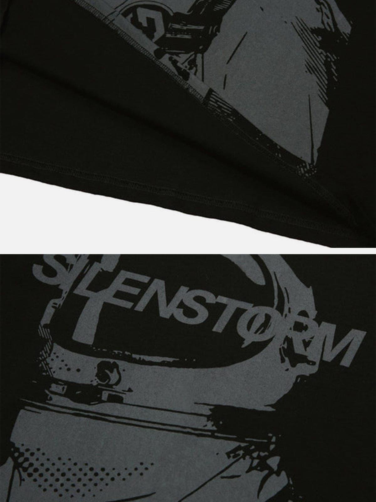 Space Astronaut Graphic Cotton Tee