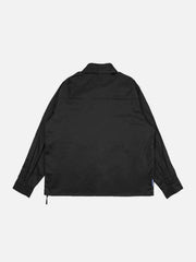 Multi-shape Zipper Buttons Jacket