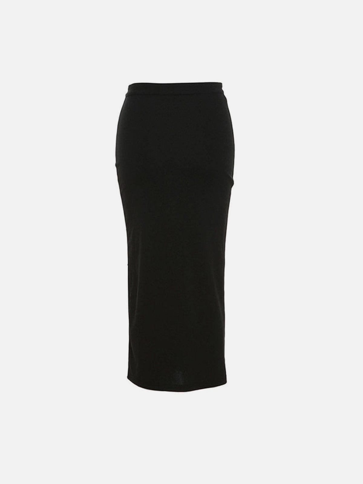 Slim Fit Sexy Buckle Skirt