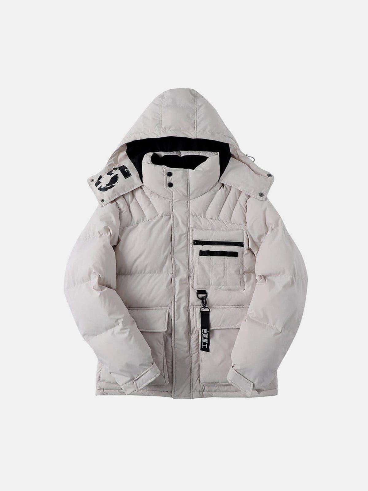 Combat Function Print Winter Coat