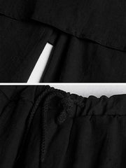 Dark Irregular Harem Pants